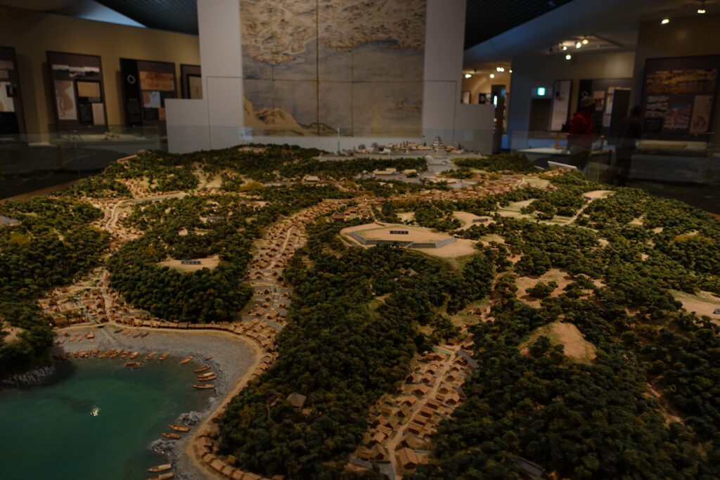 名護屋城の模型の写真